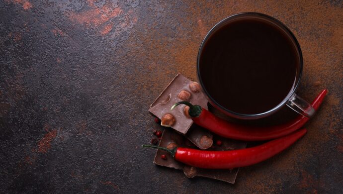 A mistura de café com pimenta pode gerar vários sabores